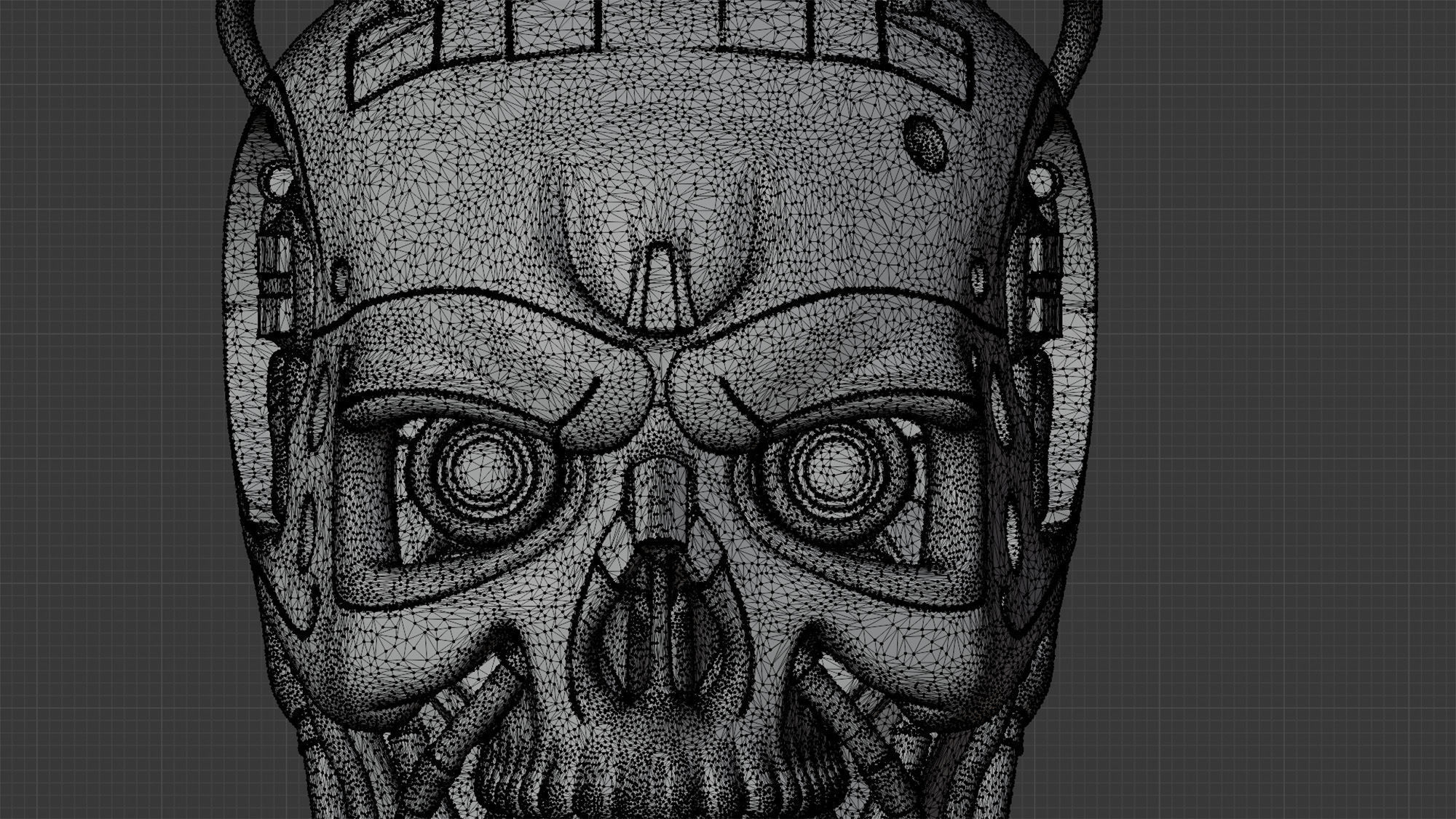 T-800 Terminator Inspired Cyborg Skull 3D Printable Model 3D print model_8