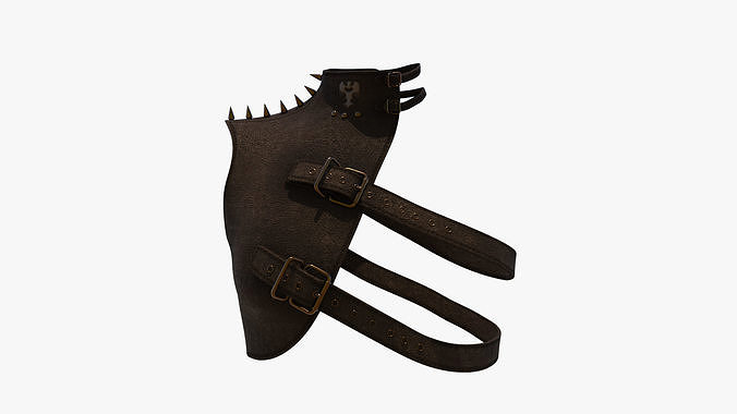 Punk Harness 02 Low-poly 3D model