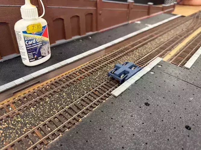 Model Railway Platform Edging Coping Stones V2 3D print model