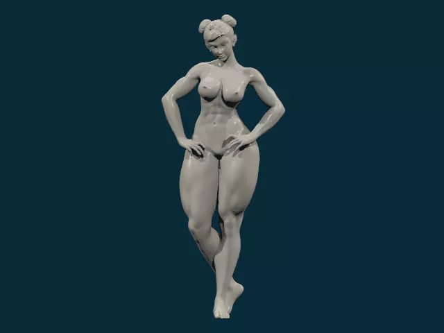 chunli nude nsfw  162 3D print model_13