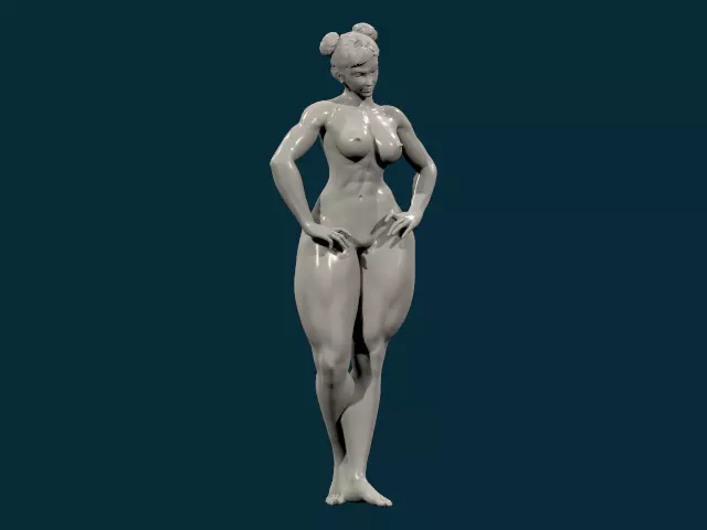 chunli nude nsfw  162 3D print model_16