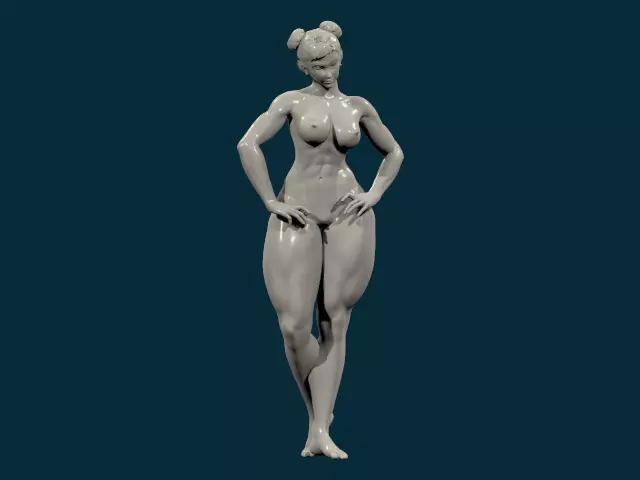 chunli nude nsfw  162 3D print model_15