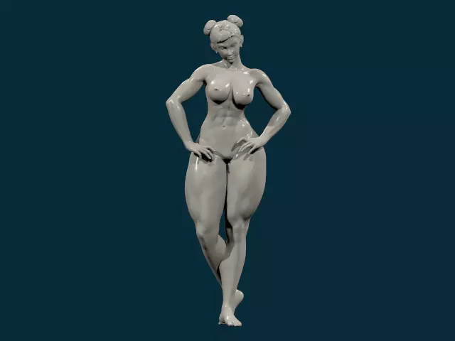 chunli nude nsfw  162 3D print model_14