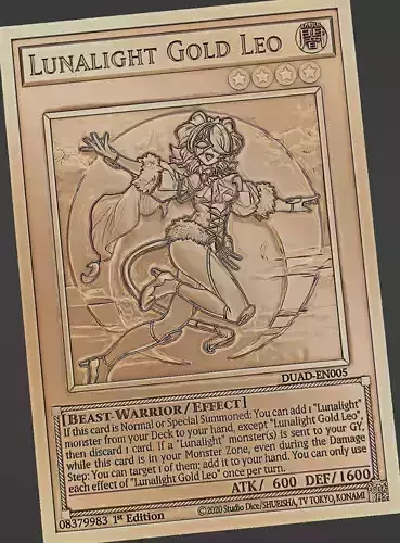 Lunalight Gold Leo - yu-gi-oh 3D print model