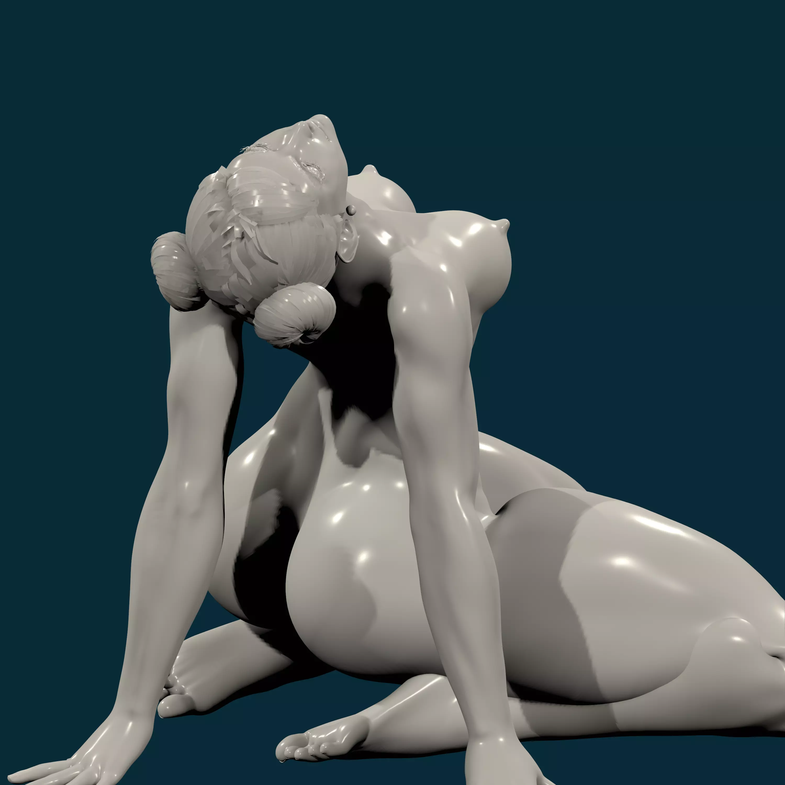 chunli nude nsfw  160 3D print model_8