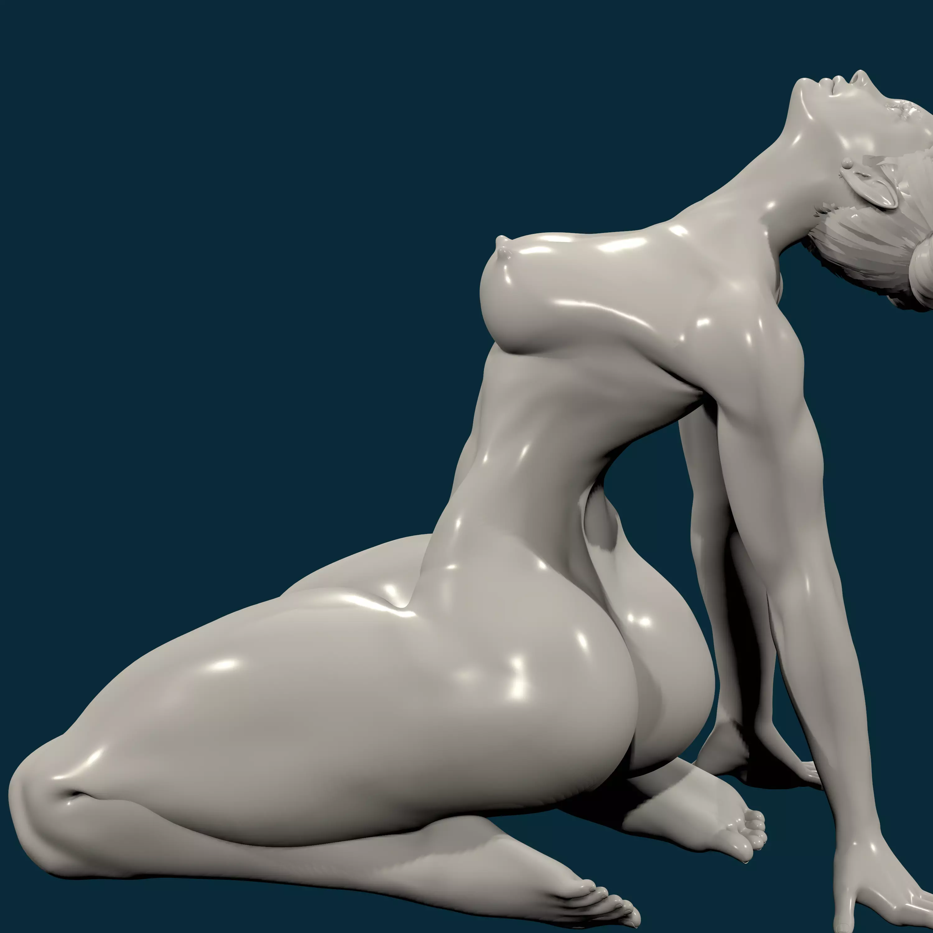 chunli nude nsfw  160 3D print model_5