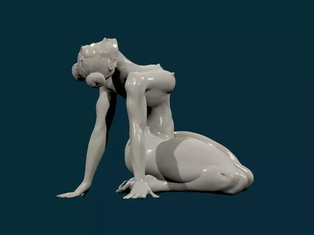 chunli nude nsfw  160 3D print model_43