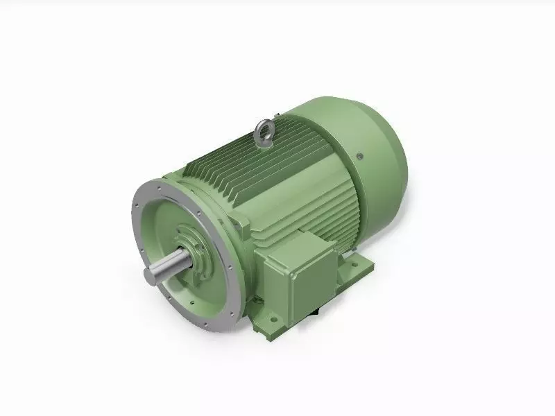 280S B35 Right 4-8 Pole IEC electric motor - 3D CAD model 3D model_0