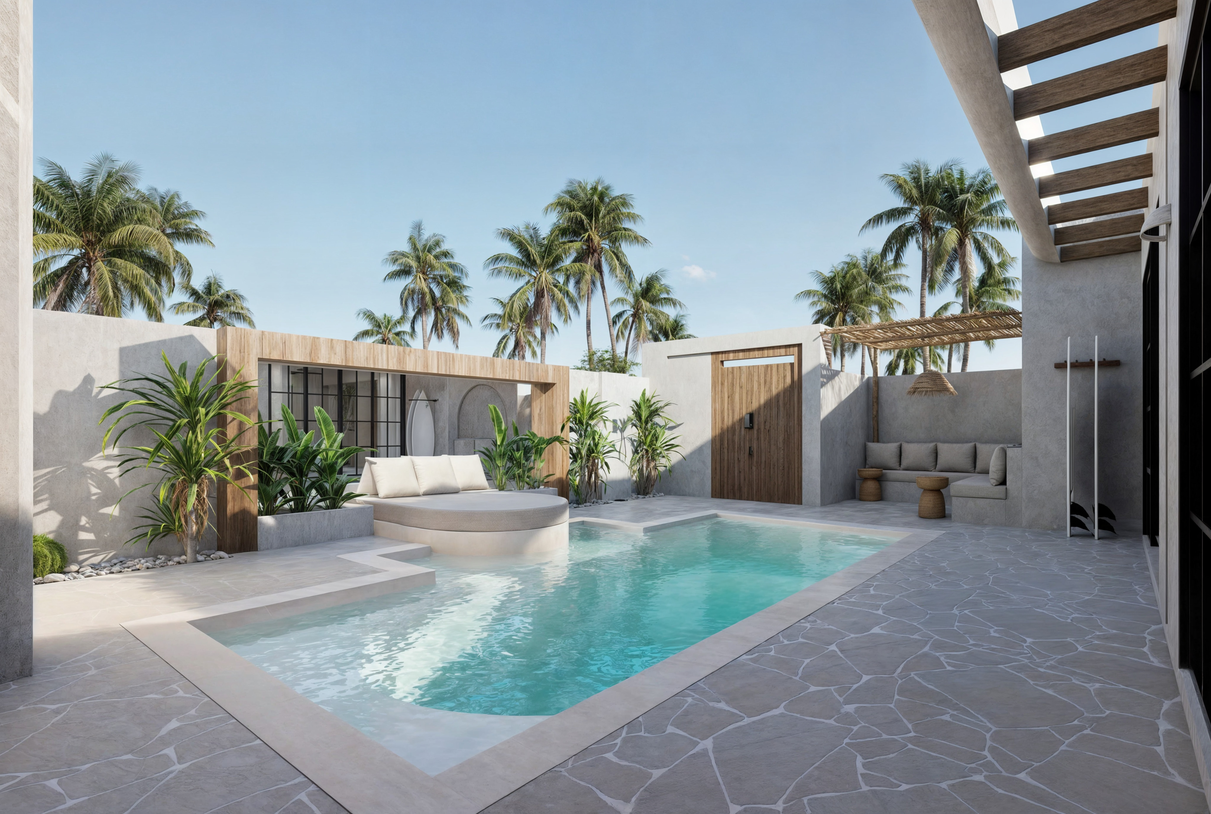D5 RENDER SCENE VILLA ULUWATU BALI 3D model_1