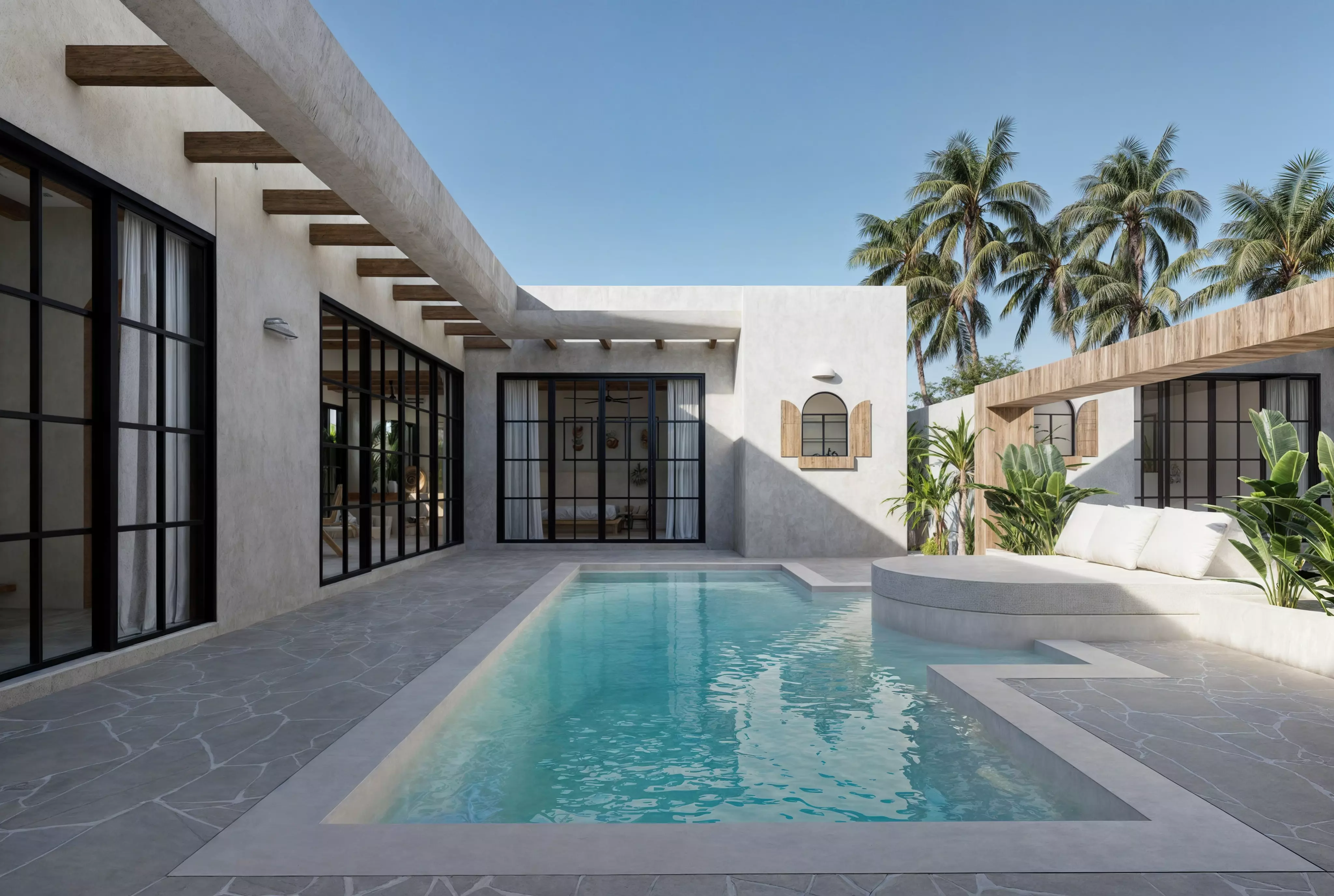 D5 RENDER SCENE VILLA ULUWATU BALI 3D model_0