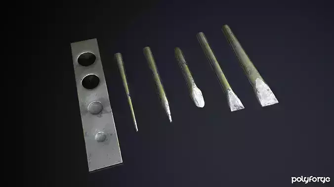 Blacksmithing Chisels and Tools