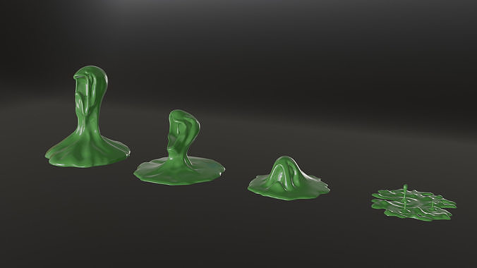 Grimdark Slime Monster mob enemy DnD GM STL miniature for RPG  3D print model