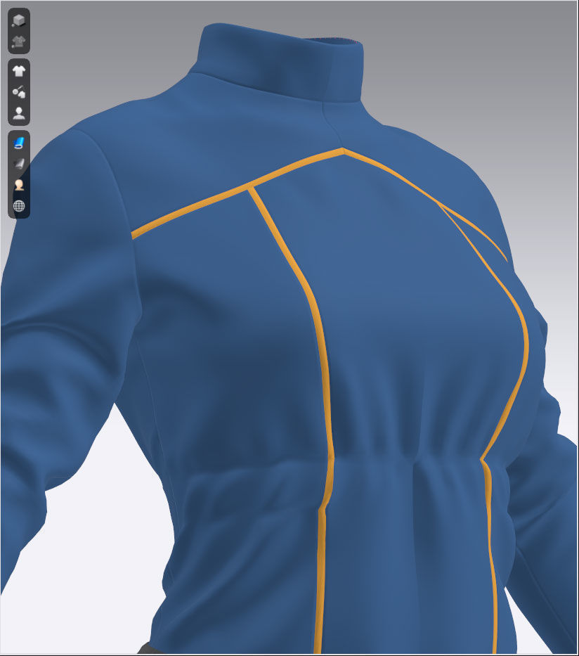 Female Uniform - 122 Marvelous Designer and Clo3D 3D model_11