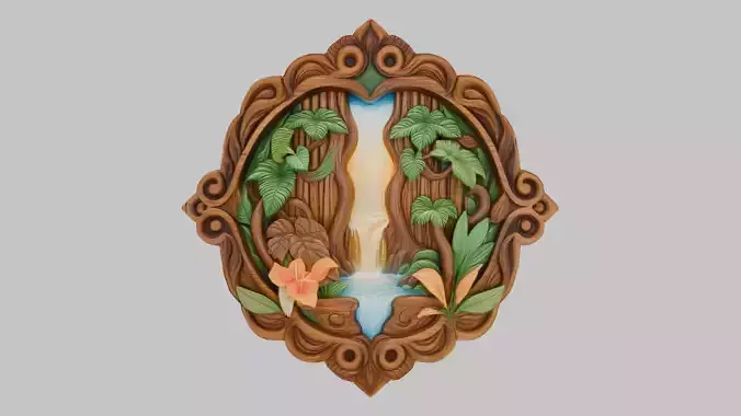 Ornate Wooden Carving