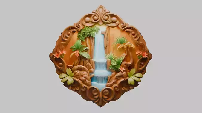 Highly Polished Wooden Carving