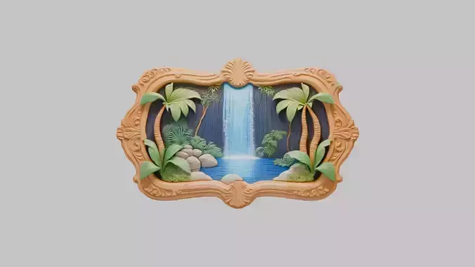 Wooden Carved Emblem