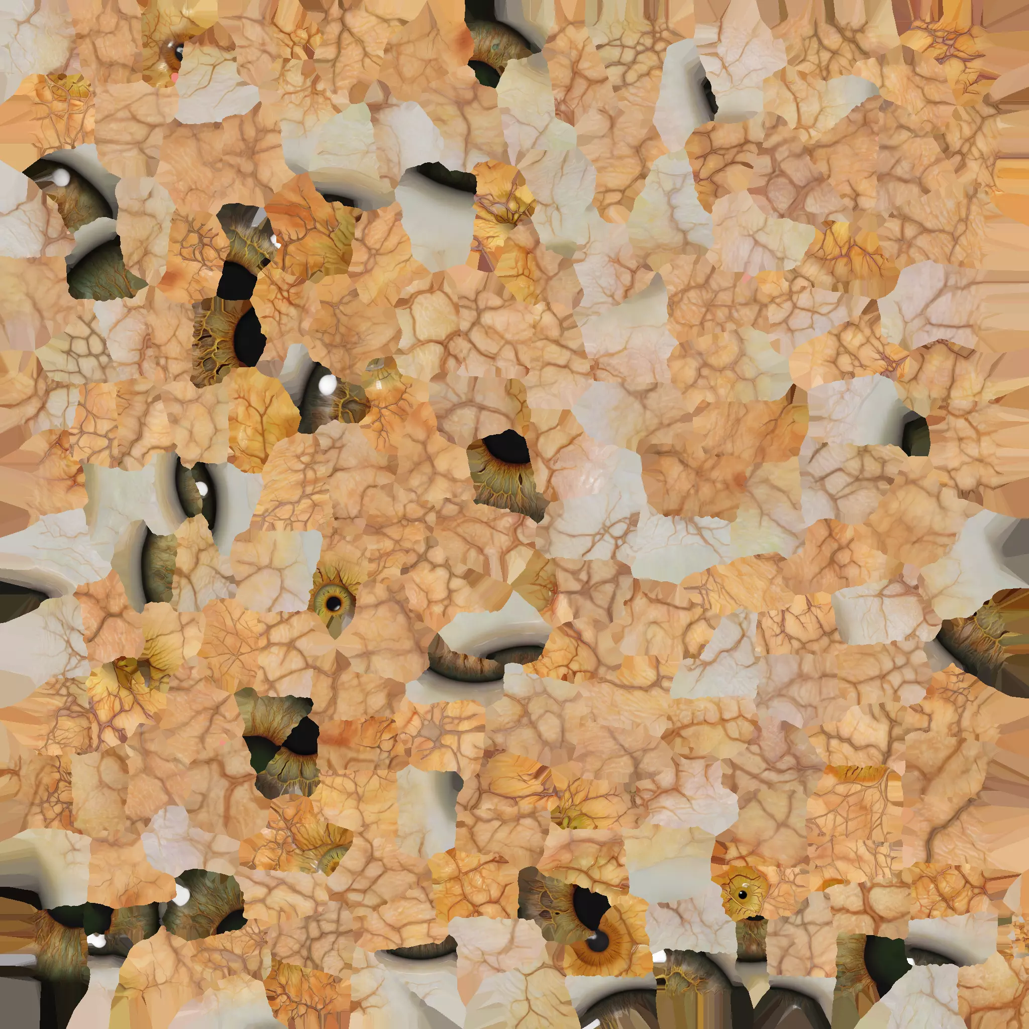 3D Eye Model with Realistic Textures Low-poly 3D model_9