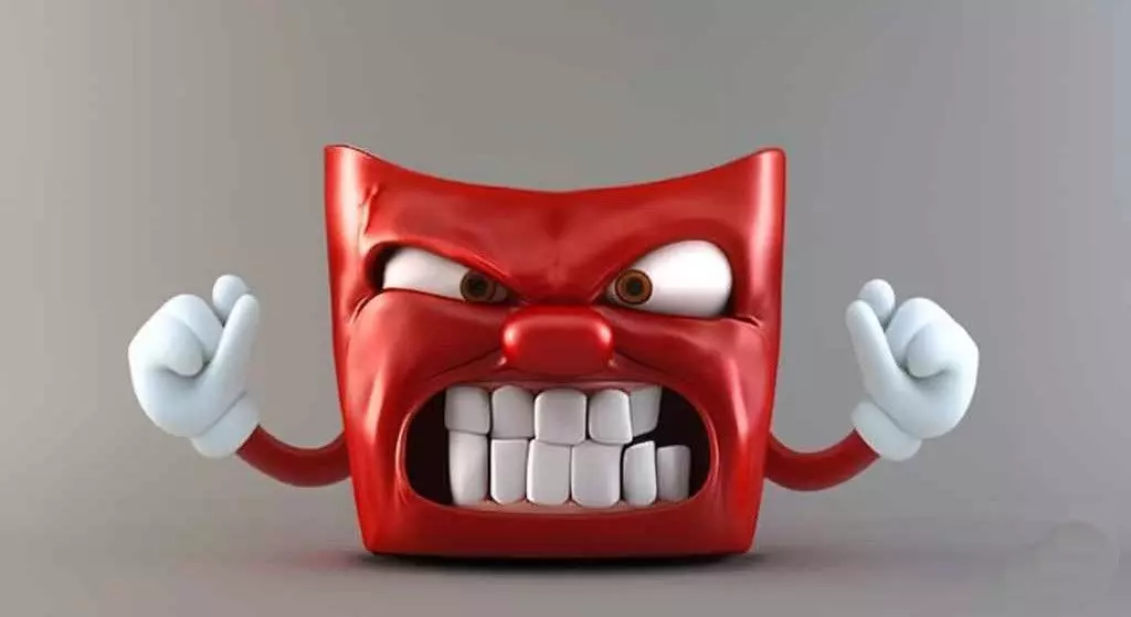 Angry Head Storage Container 3D print model