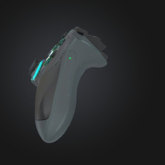 Original Futuristic Game Controller 3D print model_2
