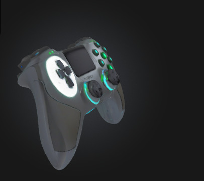 Original Futuristic Game Controller 3D print model_1