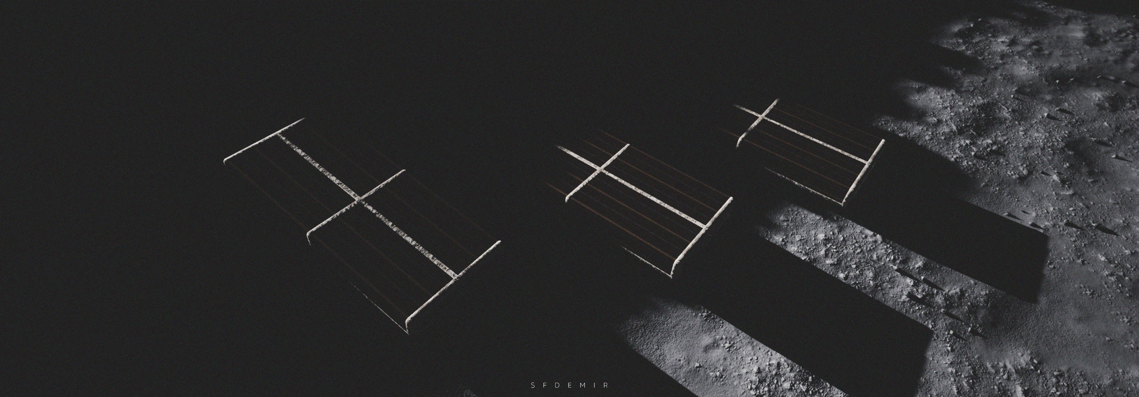 Space Explorer - Ground Ship Low-poly 3D model_17