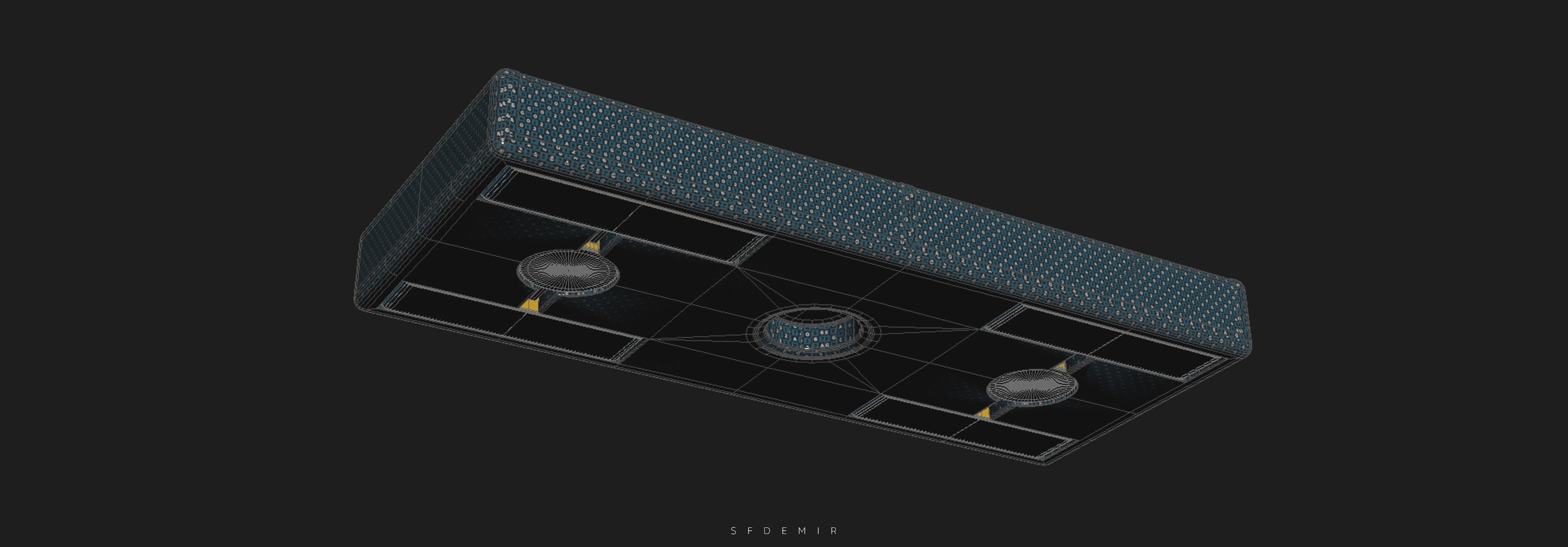 Space Explorer - Ground Ship Low-poly 3D model_23