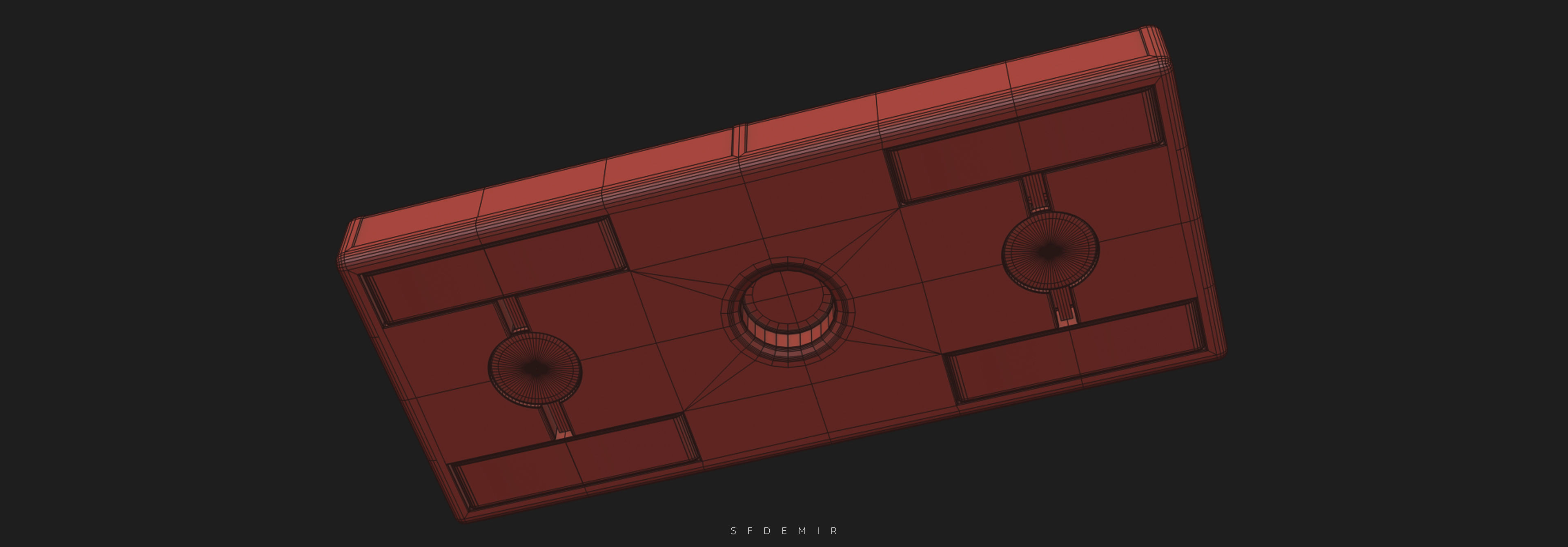 Space Explorer - Ground Ship Low-poly 3D model_26