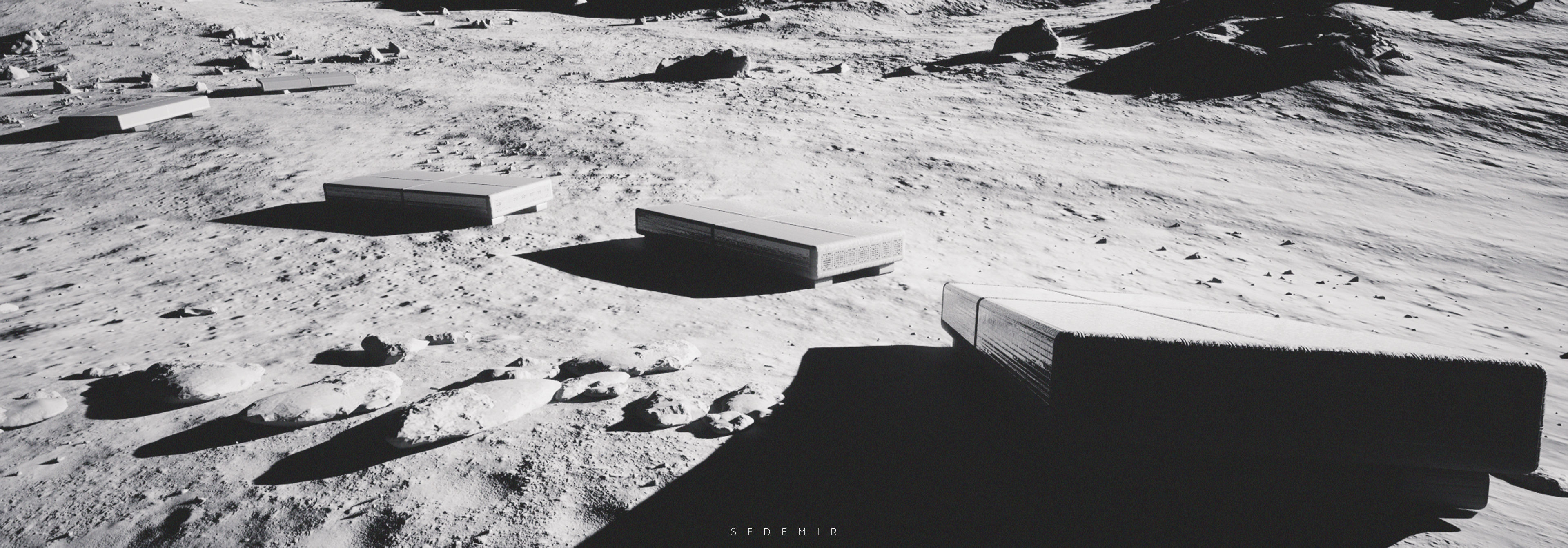 Space Explorer - Ground Ship Low-poly 3D model_21