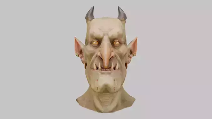 Gruff Goblin 3D Model