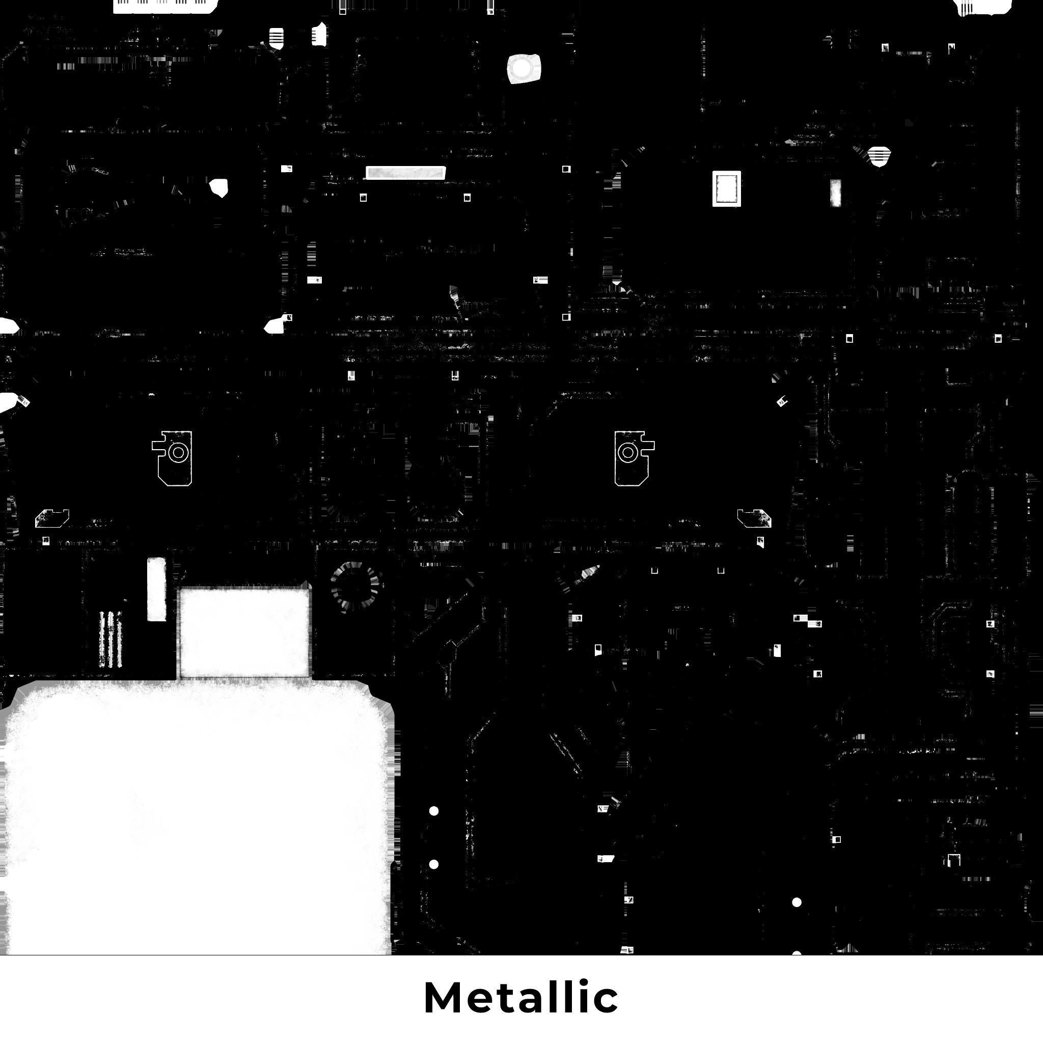 Futuristic sci-fi control terminal Low-poly 3D model_27