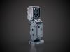 Futuristic sci-fi control terminal  Low-poly 3D model_3