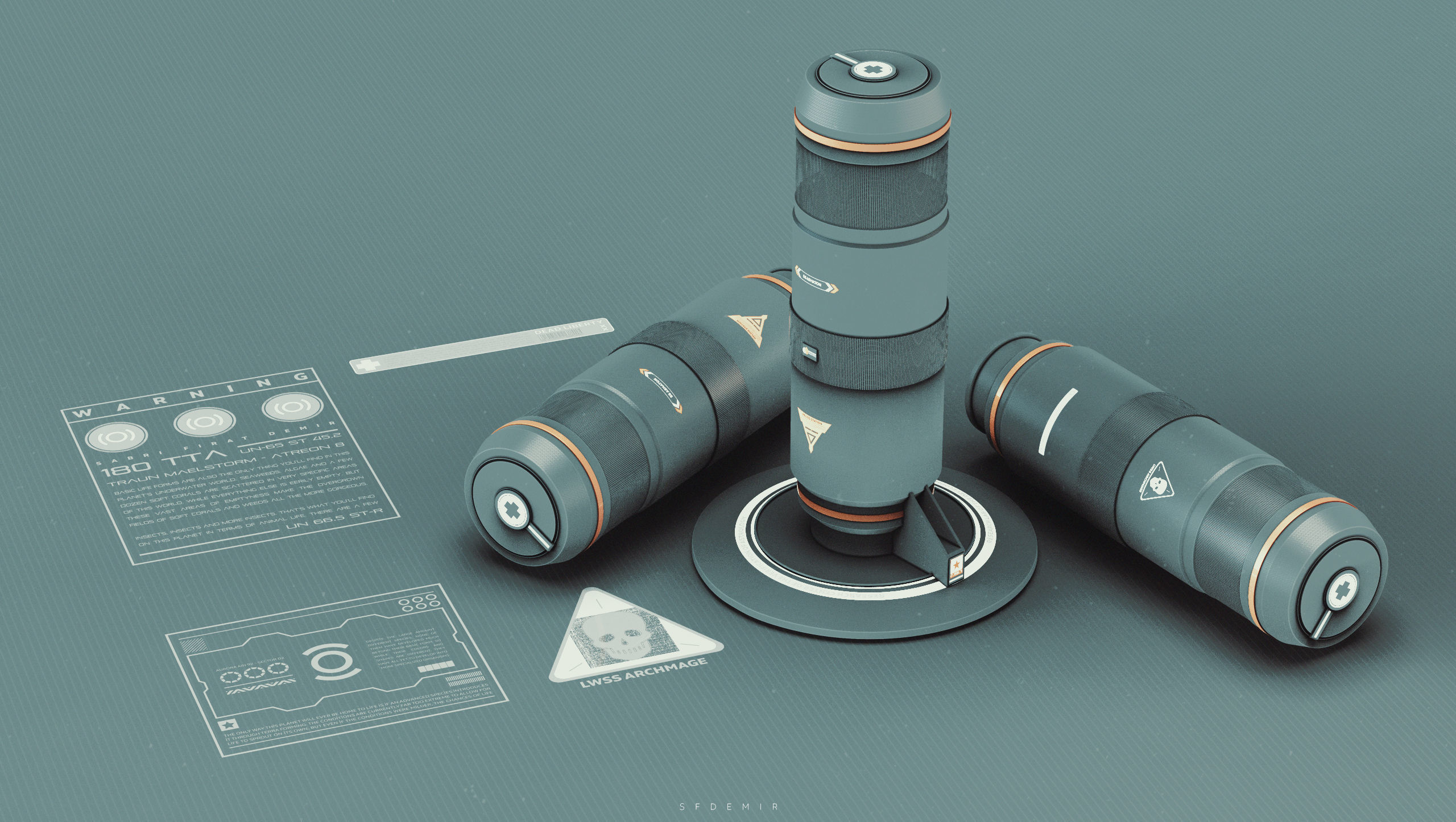 Grenade 3D Model  3D model_3