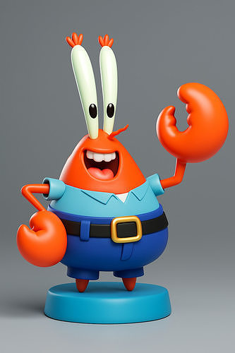 SpongeBob SquarePants Mr Krabs 3D print model