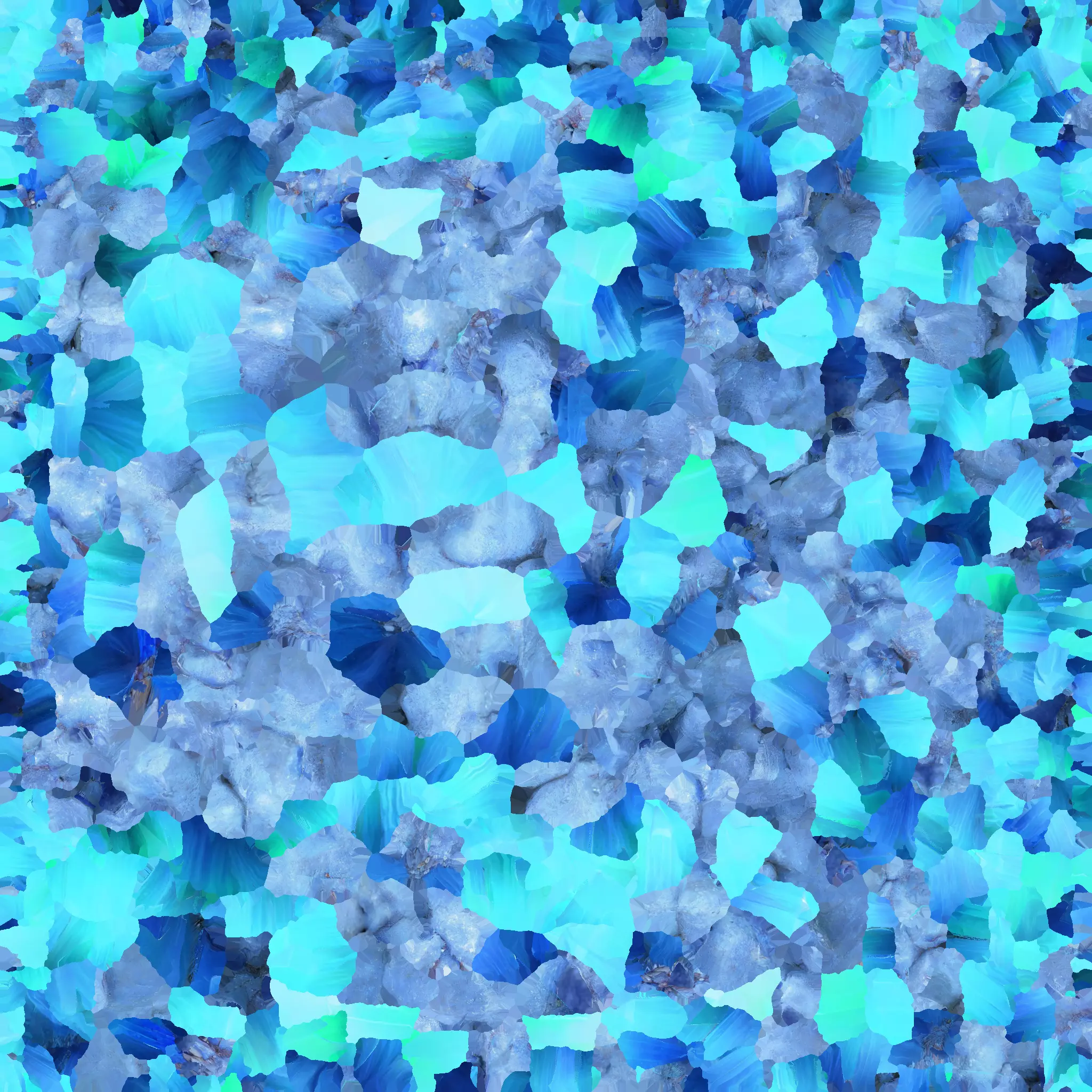 Spiky Crystal Cactus Low-poly 3D model_8