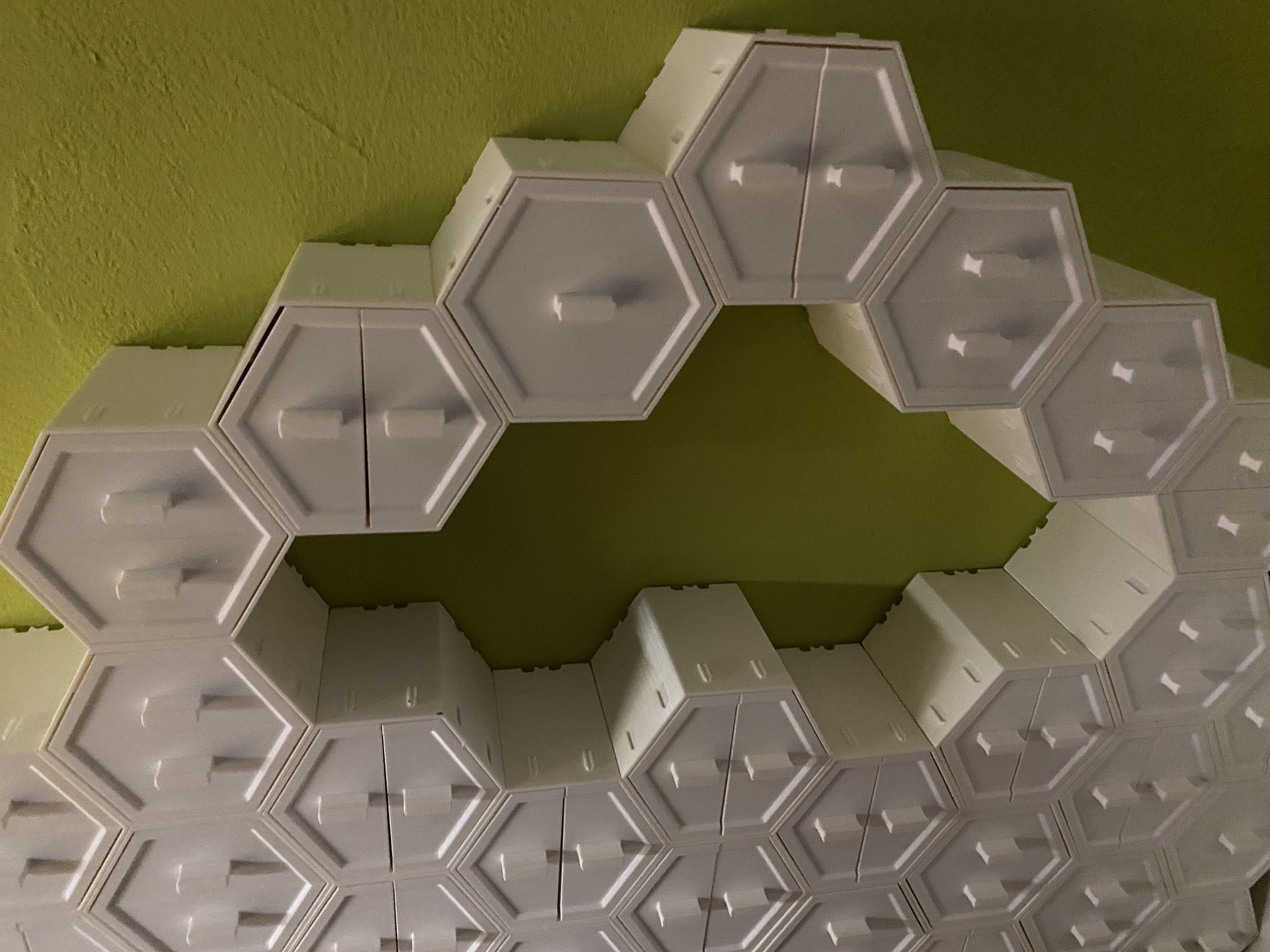 Hexagon Box System 3D print model_15
