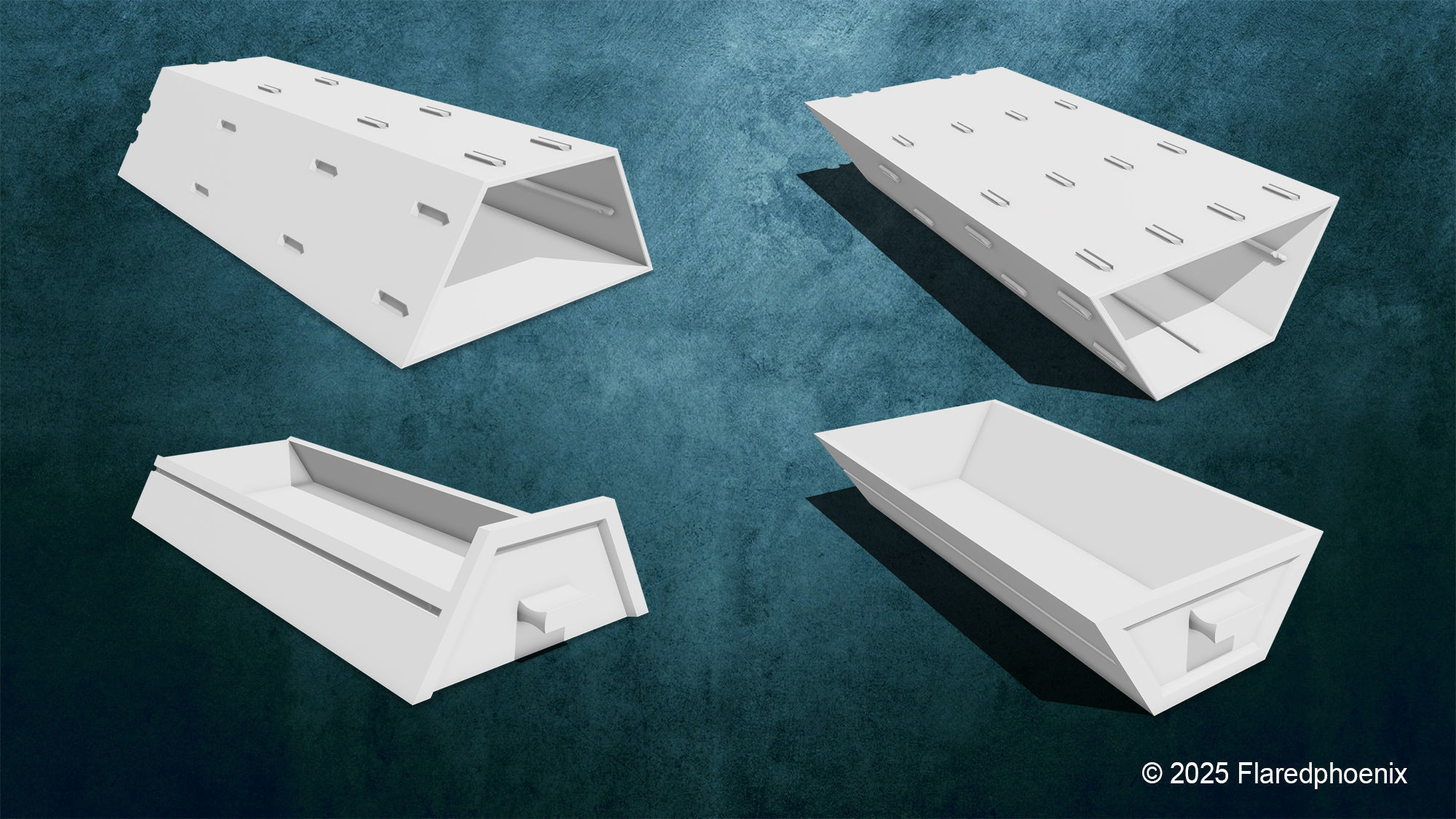 Hexagon Box System 3D print model_8