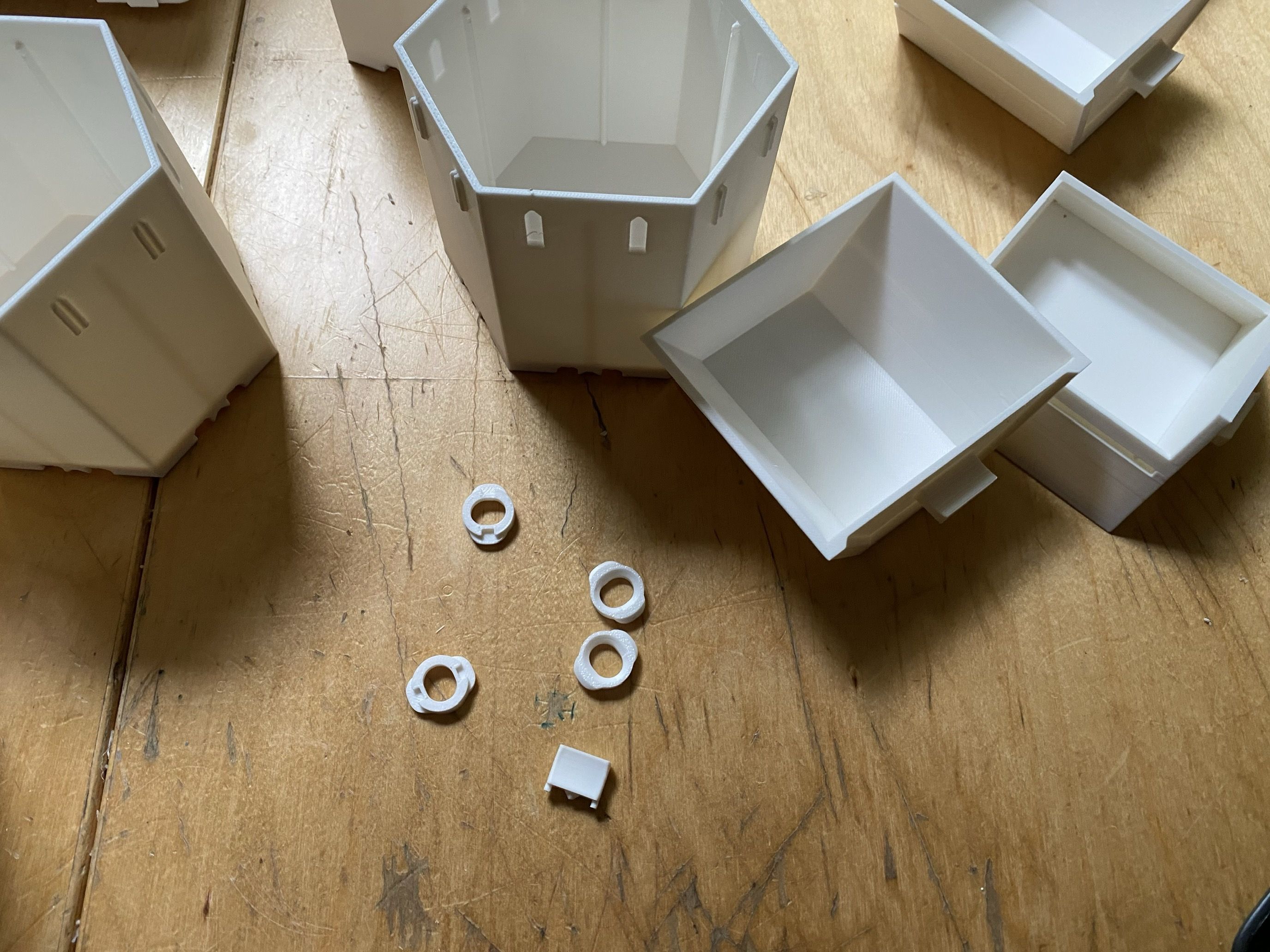 Hexagon Box System 3D print model_11