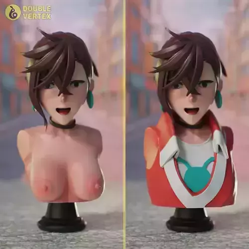 Ayase Momo - Dandadan Bust Anime Figure Free 3D print model