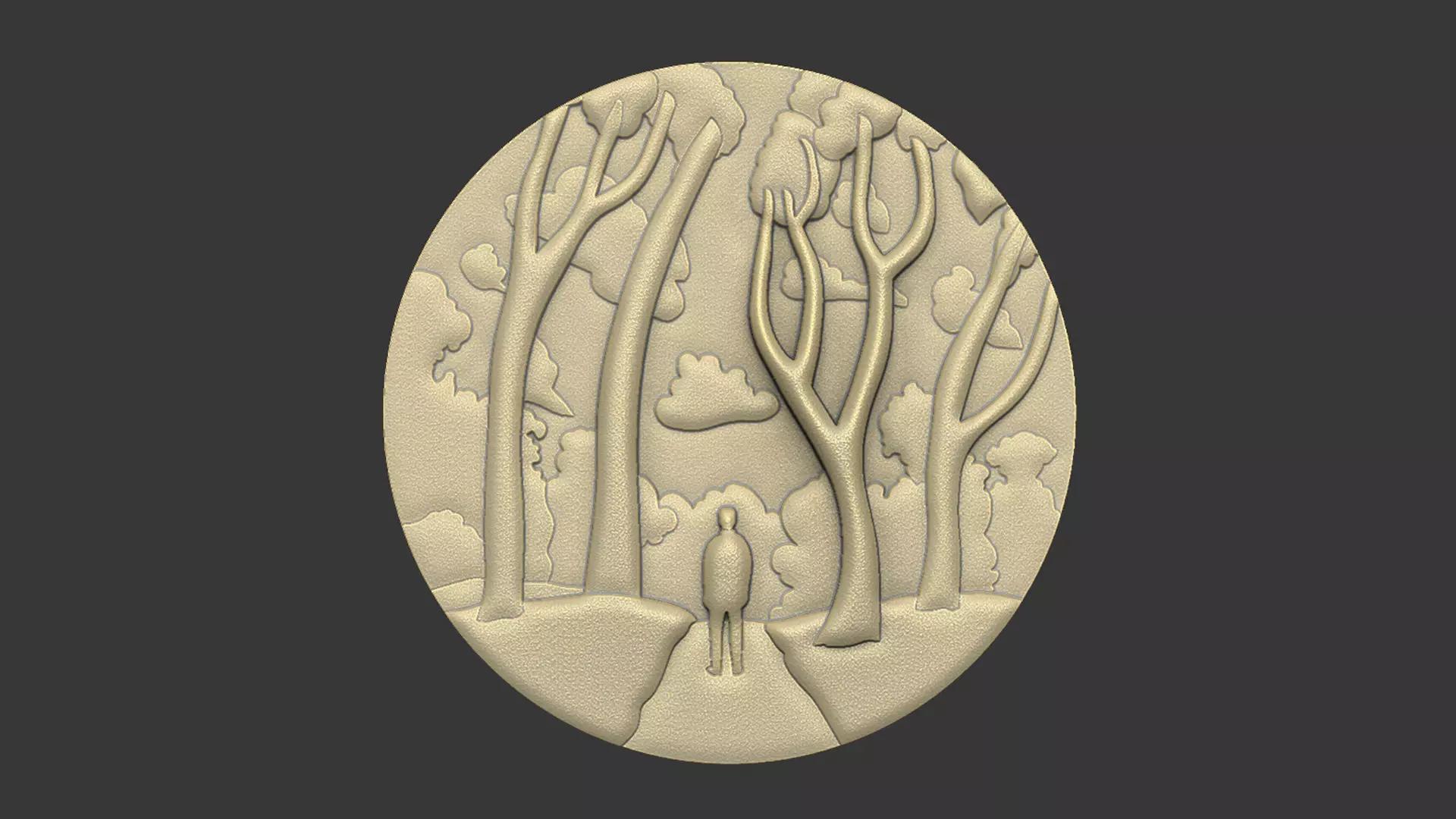 abstract paint design art deco drawing 3D print model_0