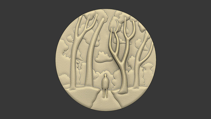 abstract paint design art deco drawing 3D print model