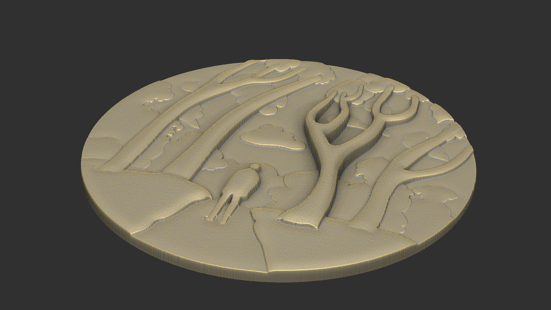 abstract paint design art deco drawing 3D print model_4