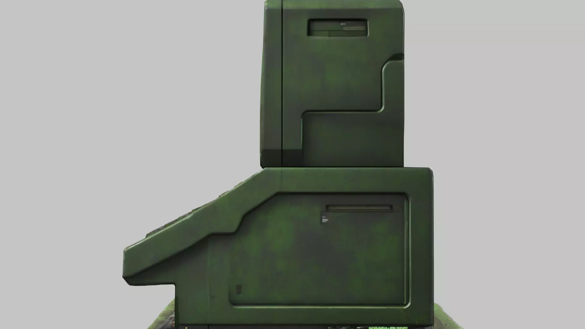 Retro Tech Computer Model Low-poly 3D model_6