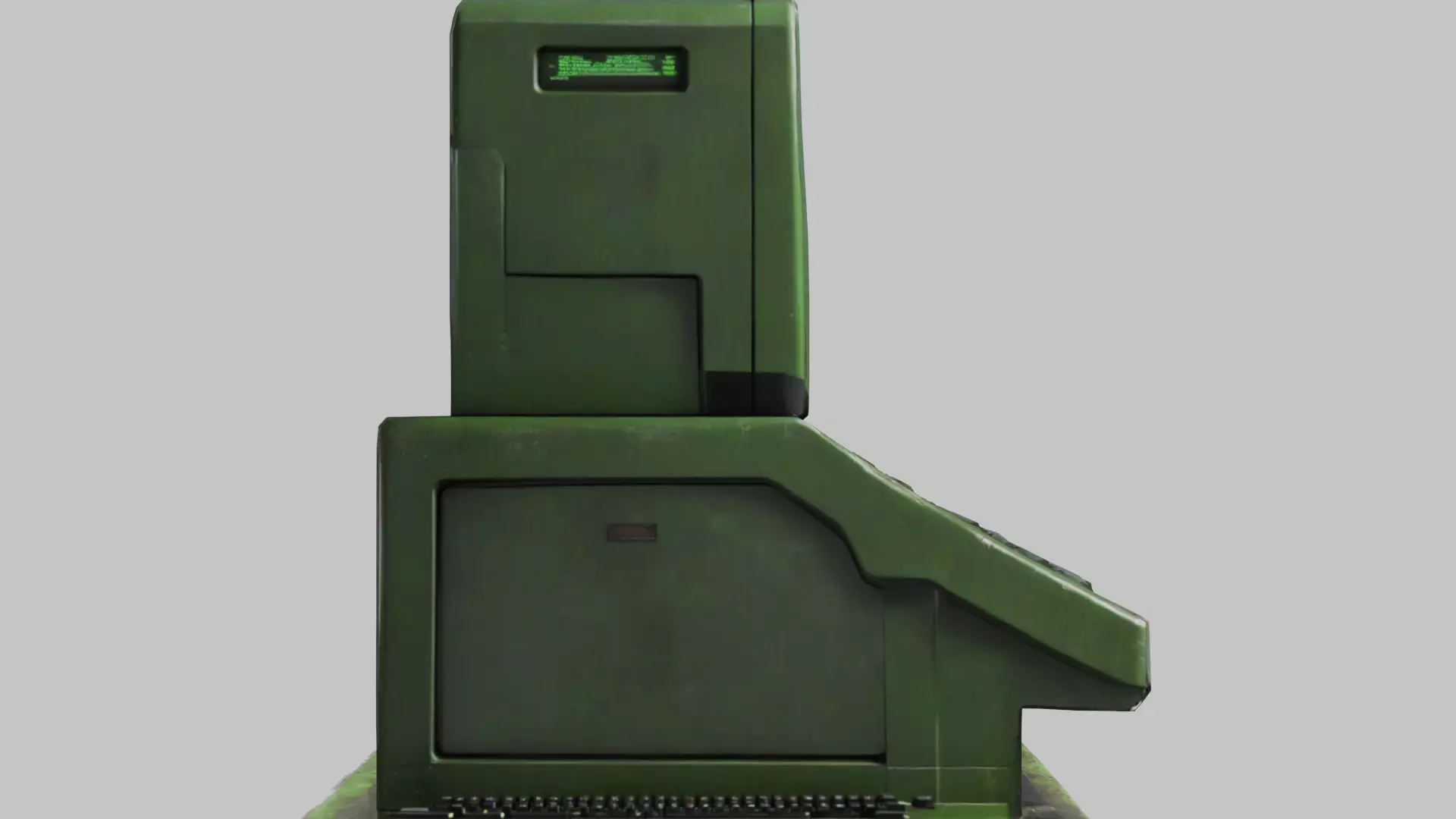 Retro Tech Computer Model Low-poly 3D model_2