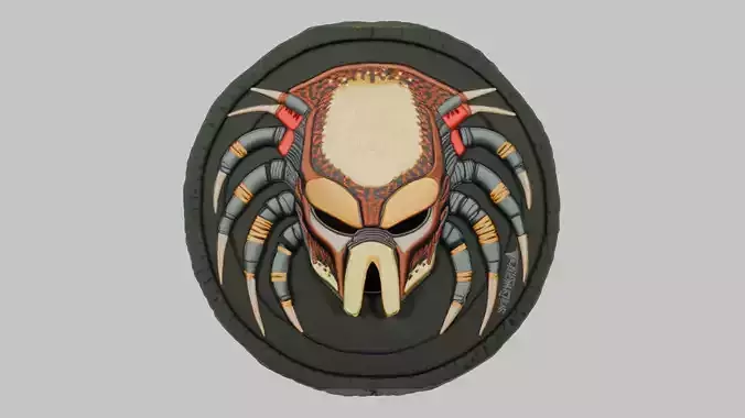 Predator Head 3D Model