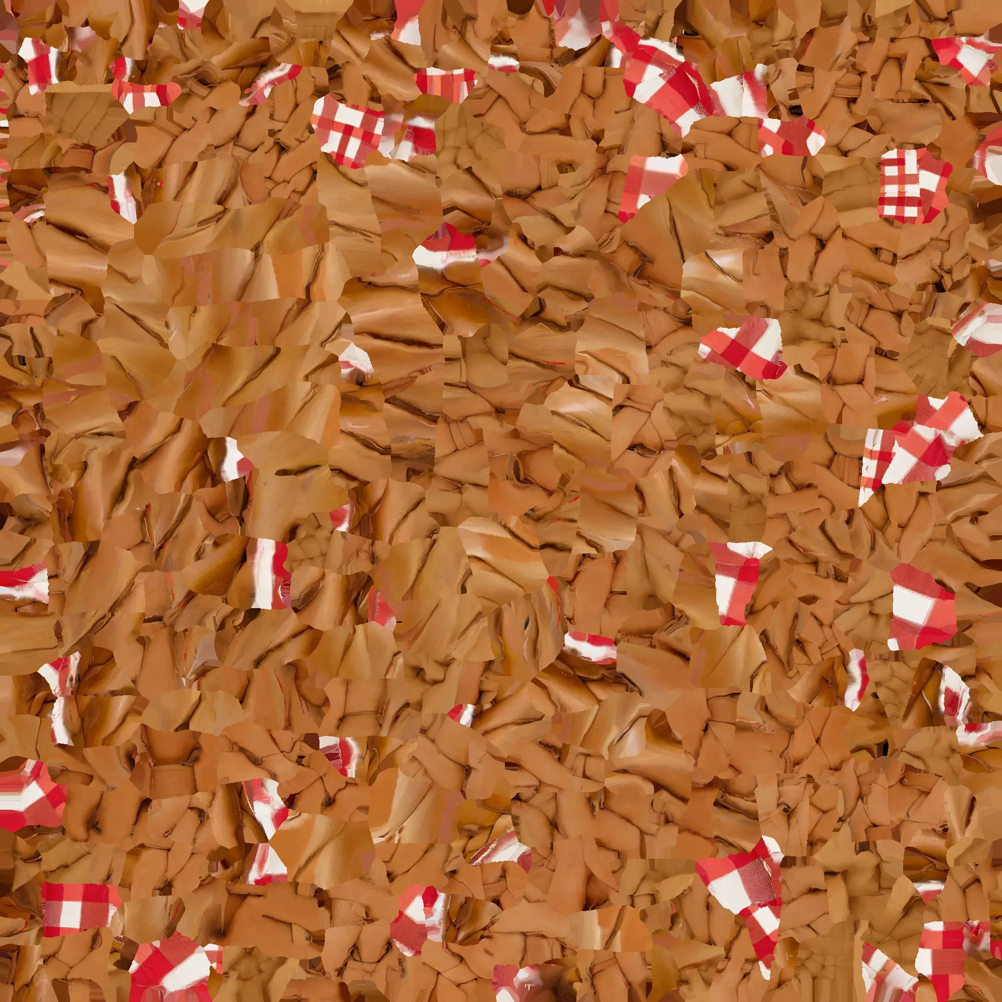 Cute Wicker Picnic Basket 3D Model Low-poly 3D model_9