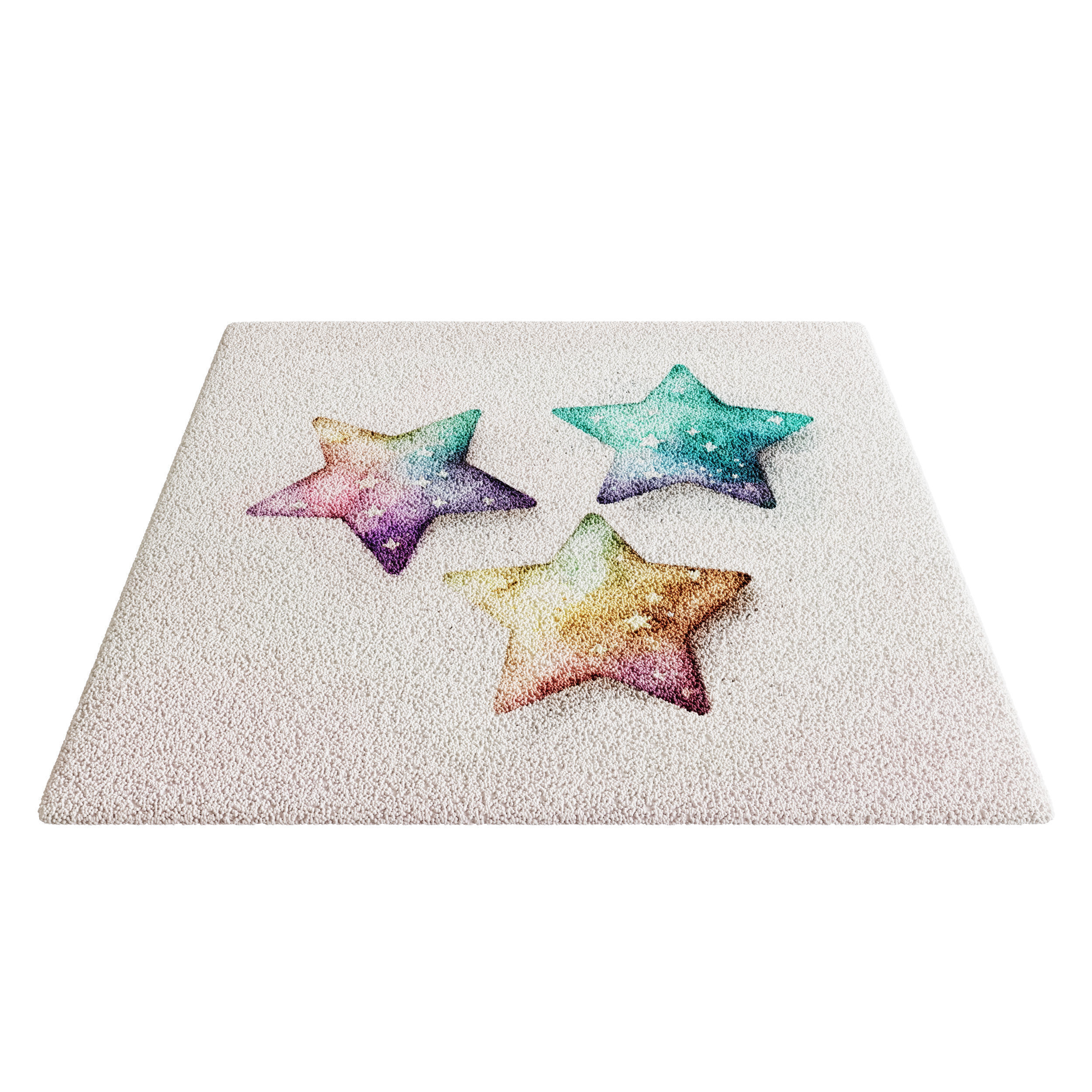 Kids Carpet Set 30 3D model_3
