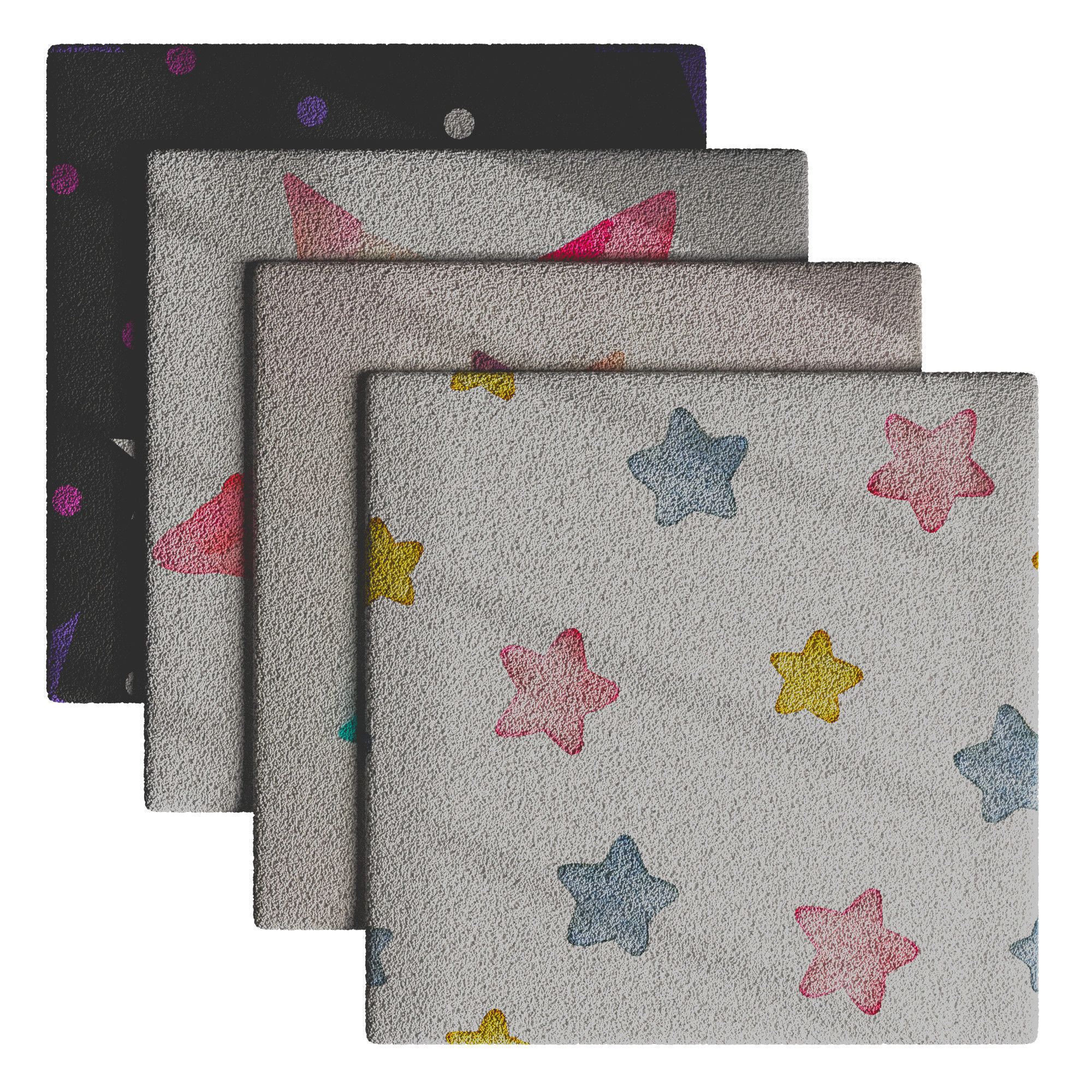 Kids Carpet Set 30 3D model_8