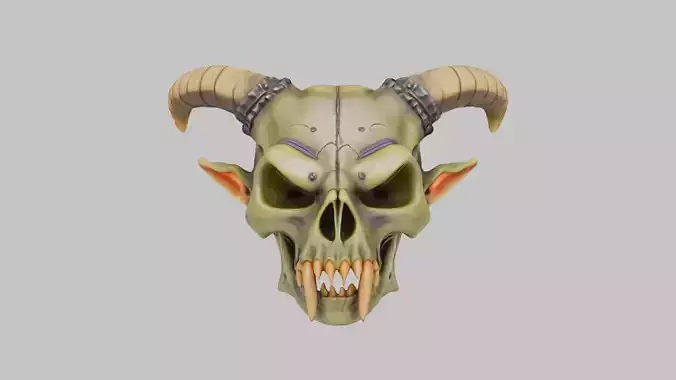 Goblin Skull 3D Model