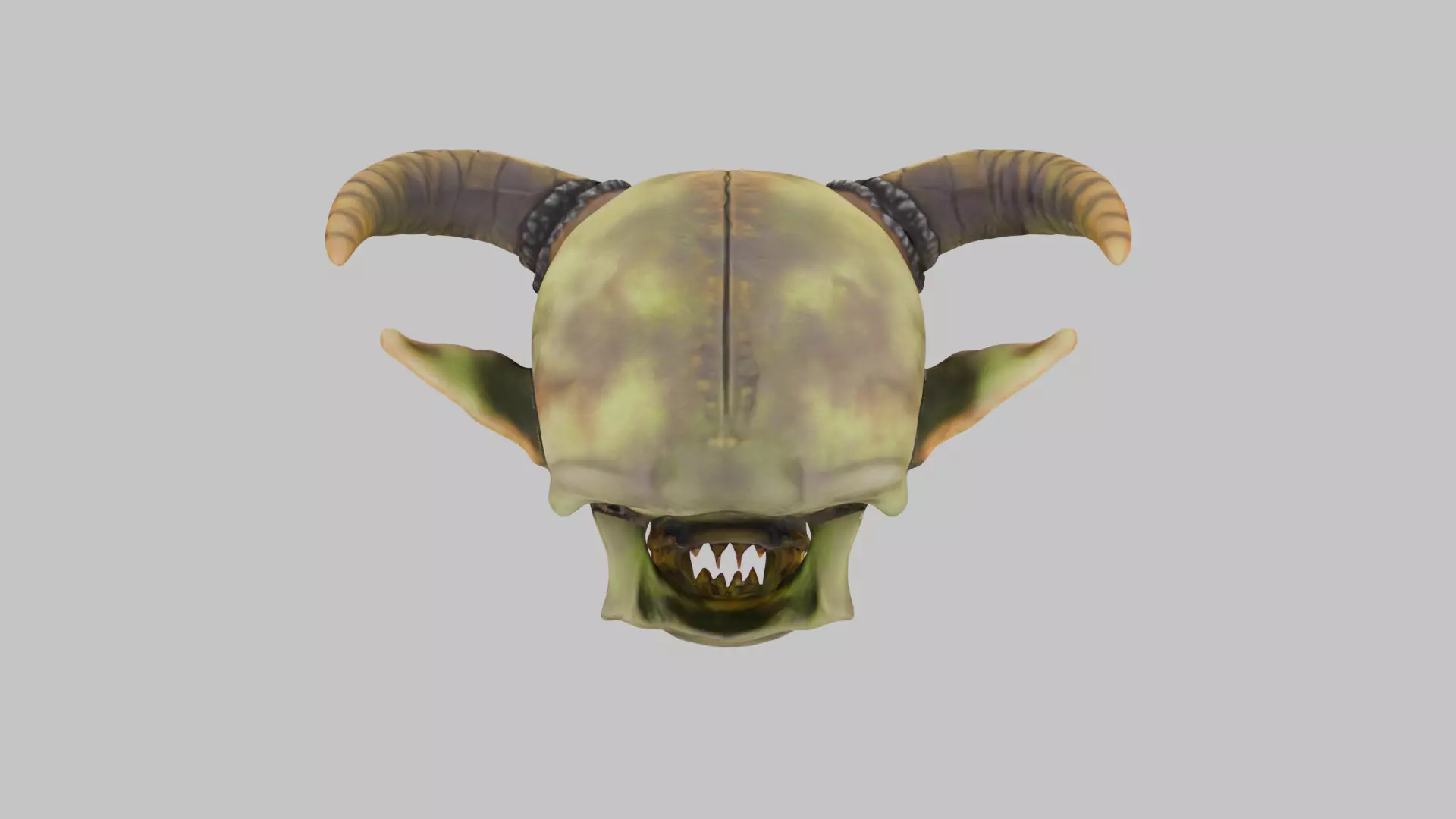 Goblin Skull 3D Model Low-poly 3D model_4