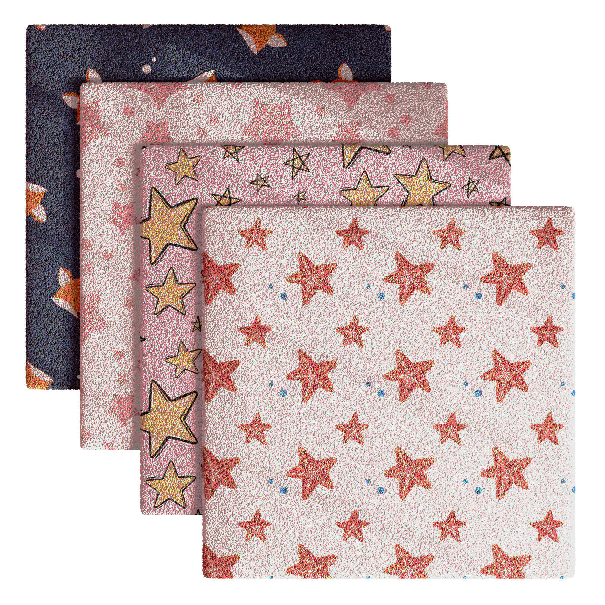 Kids Carpet Set 31 3D model_1